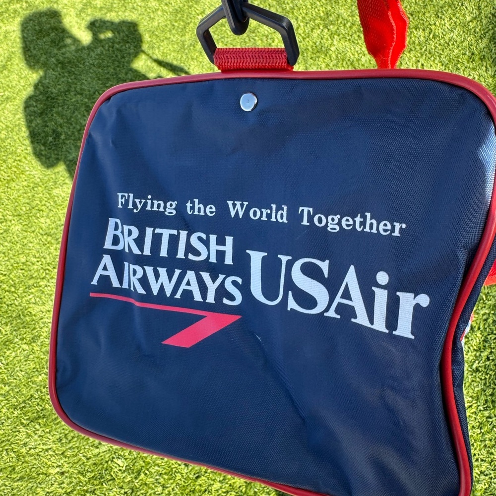 Vintage British Airlines Duffel Bag - 'Flying the World Together New never used